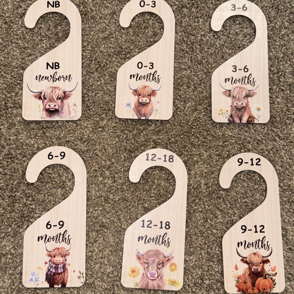 Baby Closet Dividers with Animal Designs